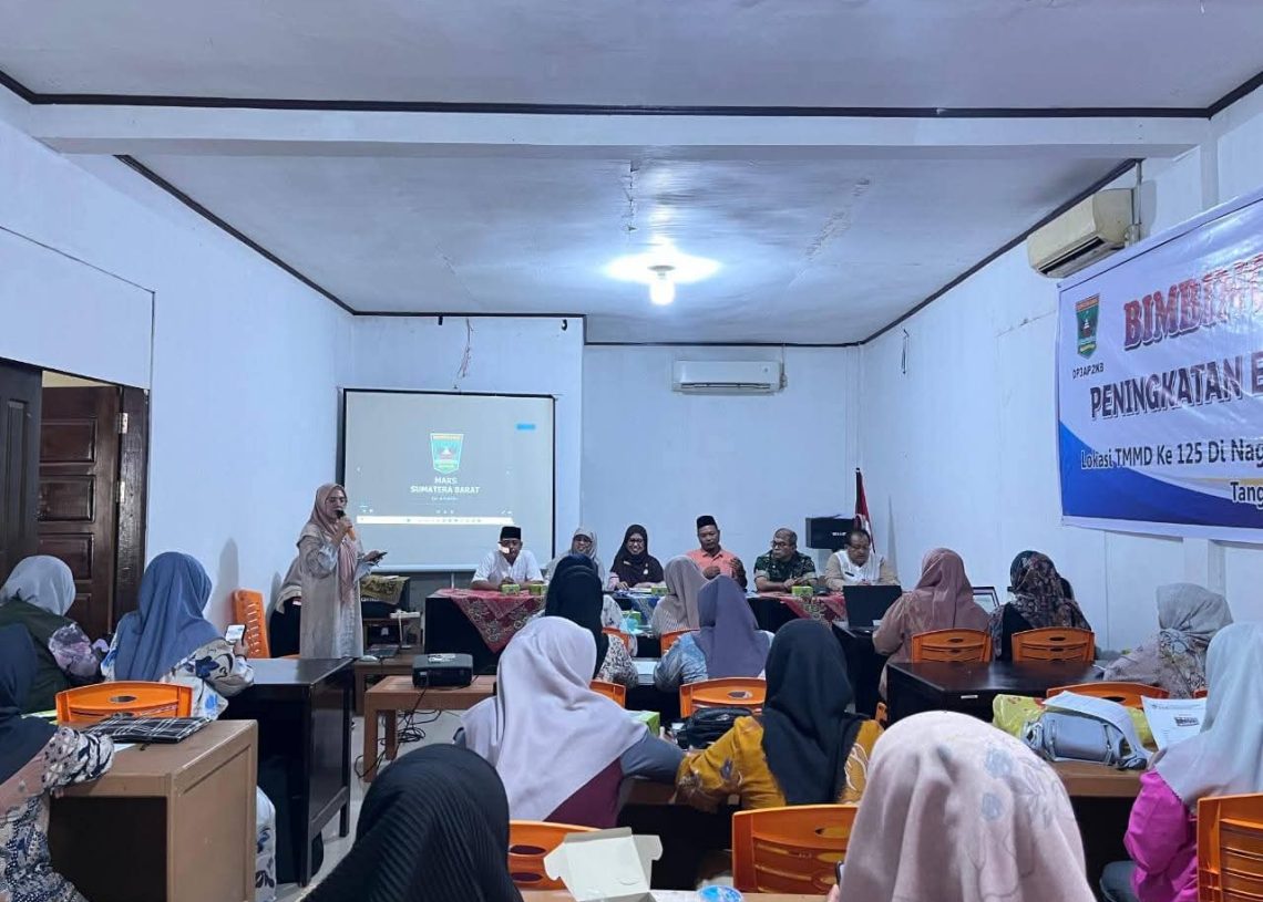 DP3AP3KB Sumbar Gelar Bimtek Peningkatan Ekonomi Perempuan di Lokasi TMMD Kodim 0310/SSD