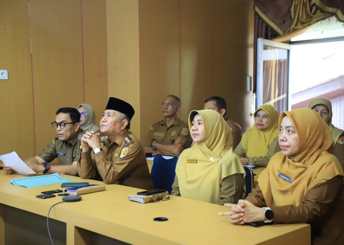 Wakil Wali Kota Solok Ikuti Rapat Secara Virtual