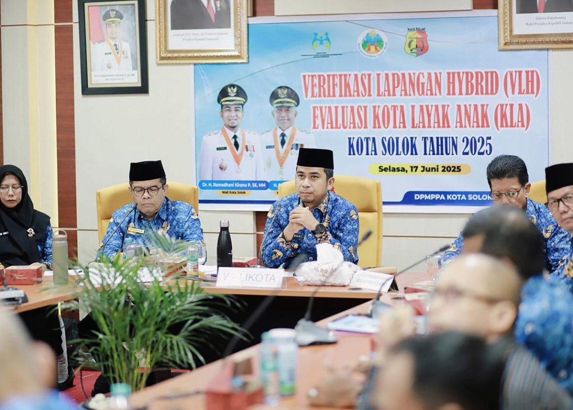 Wali Kota Solok Ikuti VLH Kota Layak Anak