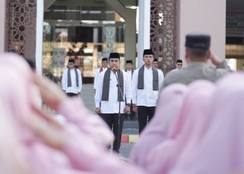 Sambut Tahun Baru Islam Pemerintah Kota Solok Gelar Apel Gabungan dan Tabligh Akbar