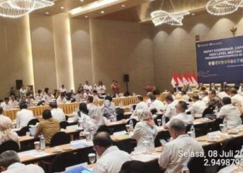 Pemkab OKU Selatan Ikuti Rapat Koordinasi Tim Pengendalian Inflasi Daerah Se-Sumsel