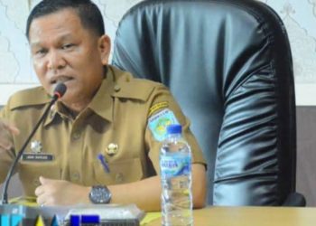 Asisten I Pimpin Rakor Penanganan Sampah di Pasar Saka Selabung