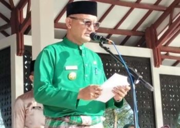 Jadi Irup Hardiknas 2025, Bupati Bacakan Pidato Mendikdasmen RI