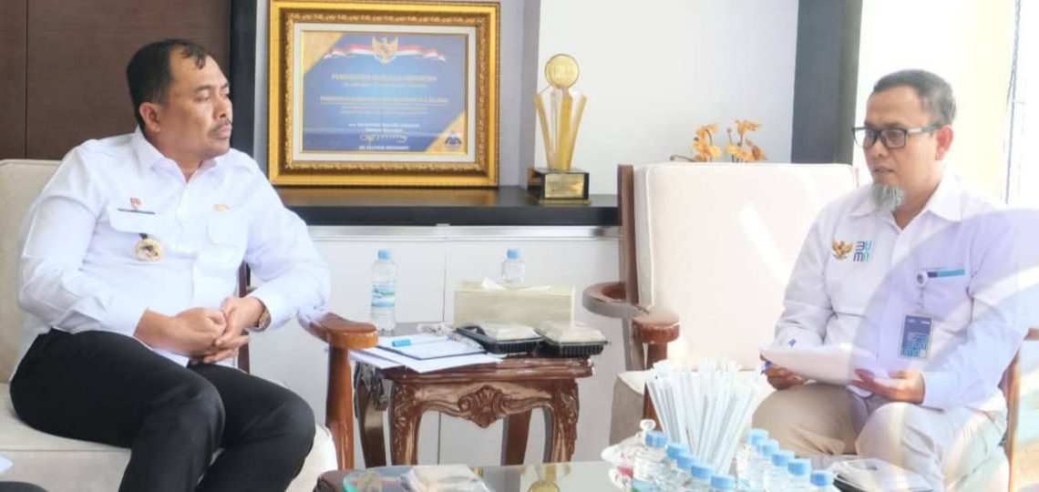 Bupati OKU Selatan Terima Audiensi Kepala Bulog Terkait Bantuan Beras Pemerintah