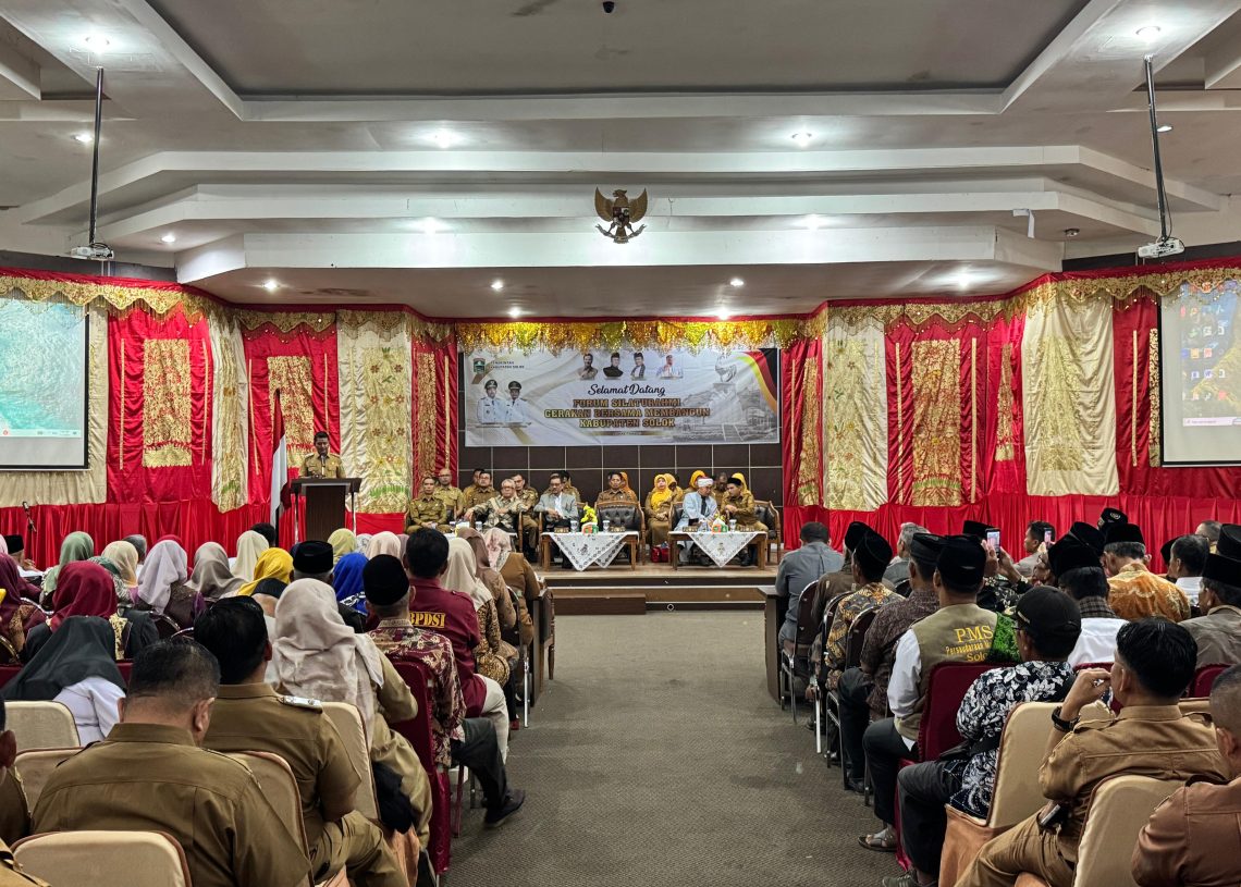 Bupati Jon Firman Pandu Buka Acara Forum Silaturahmi Gerakan Bersama Membangun Kabupaten Solok