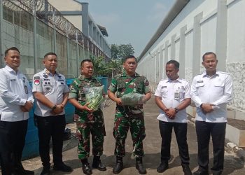 Pererat Sinergitas, Kasdim 0501/JP Laksanakan Komsos Bersama Jajaran Lapas Kelas IIA Salemba