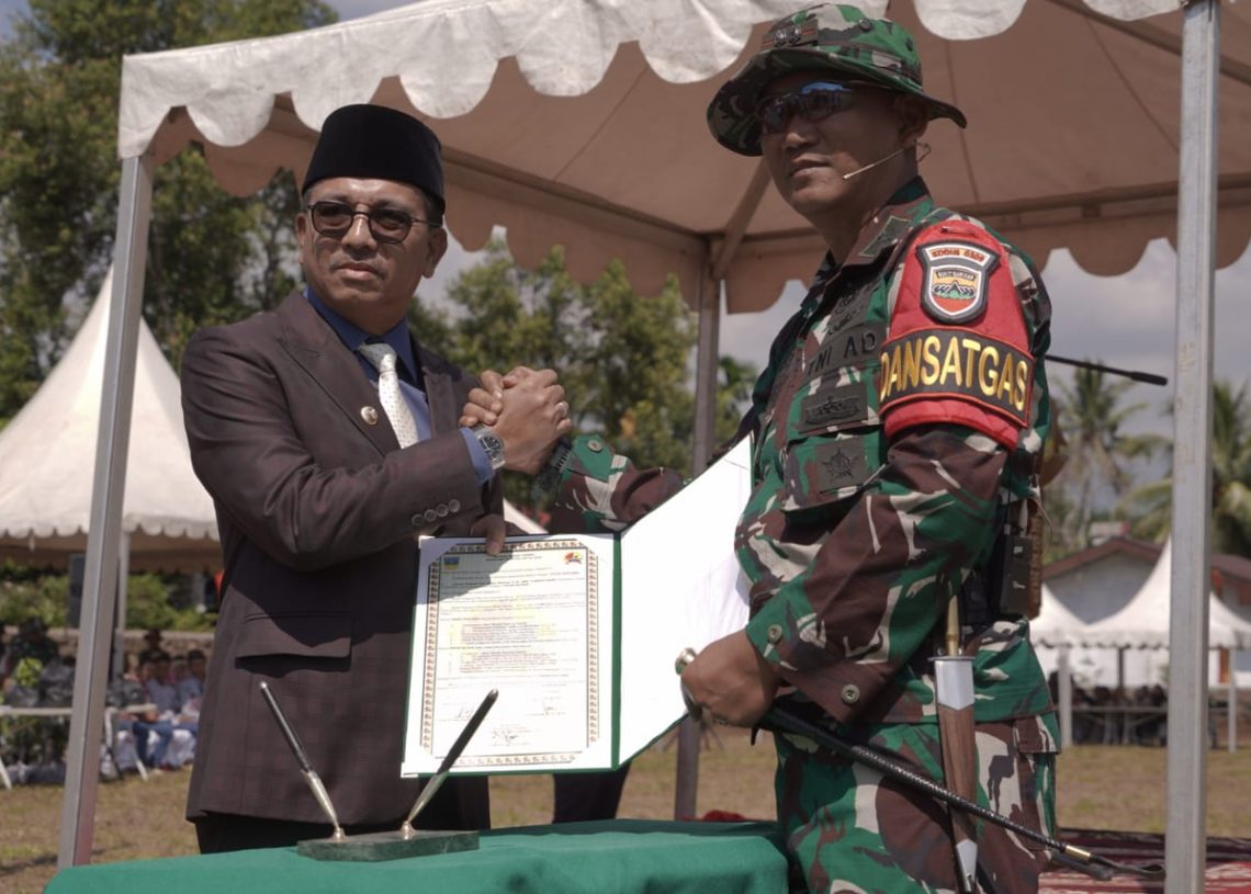 Bupati Khairunas Sebut TMMD Pupuk Semangat Nasionalisme di Tengah Masyarakat