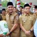 Bupati Hurmin Lounching Simbolik  Penyaluran Bantuan Pangan 17.760 PDP