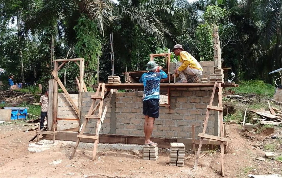 Progres TMMD ke-125 Kodim 0310/SSD: Rehab Dua RTLH Tunjukkan Progres yang Signifikan