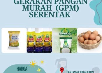 Dharmasraya Gelar Gerakan Pangan Murah Serentak, Harga Jauh di Bawah