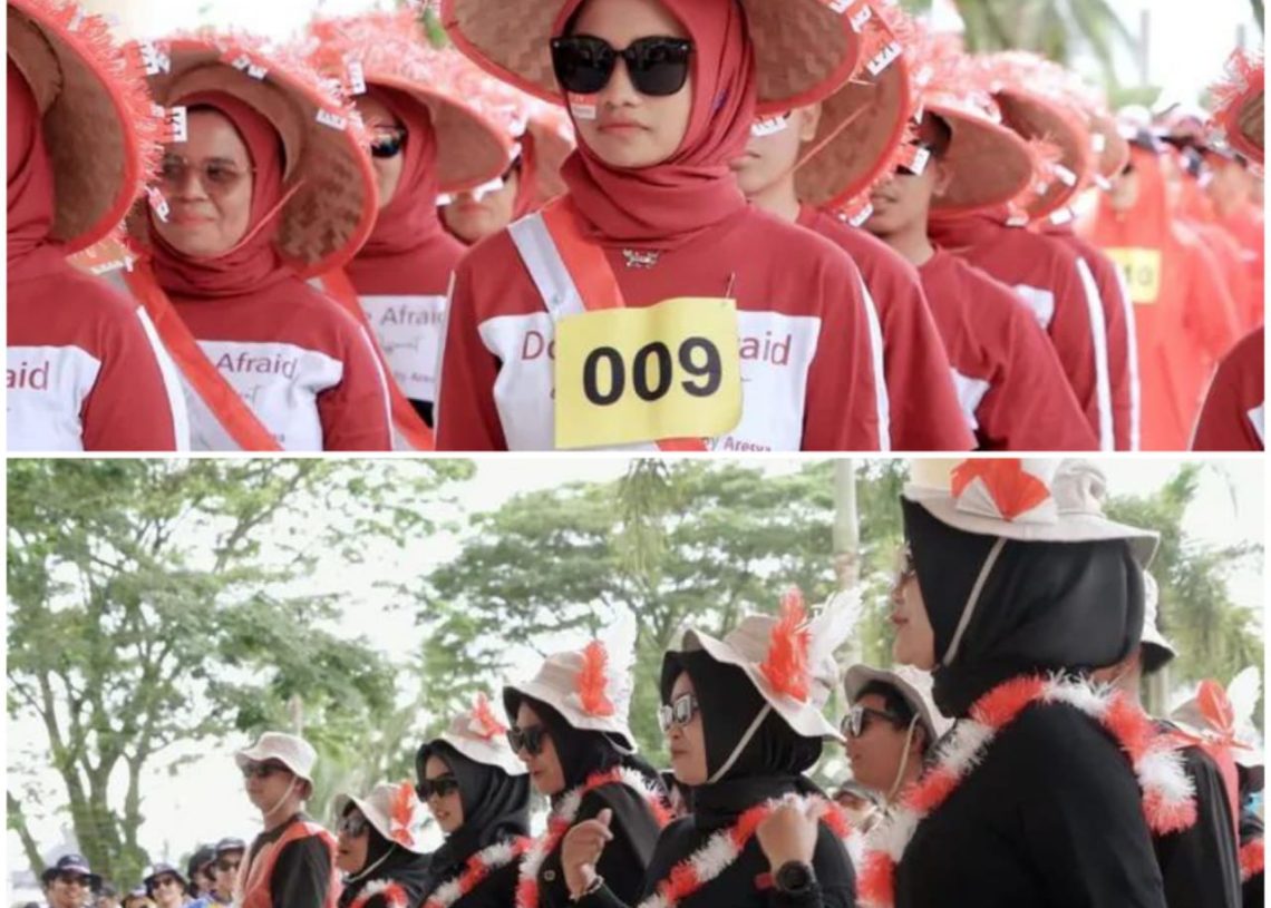 Lomba Gerak Jalan Kreasi Antarnagari Semarakkan Perayaan Menjelang HUT ke-80 RI