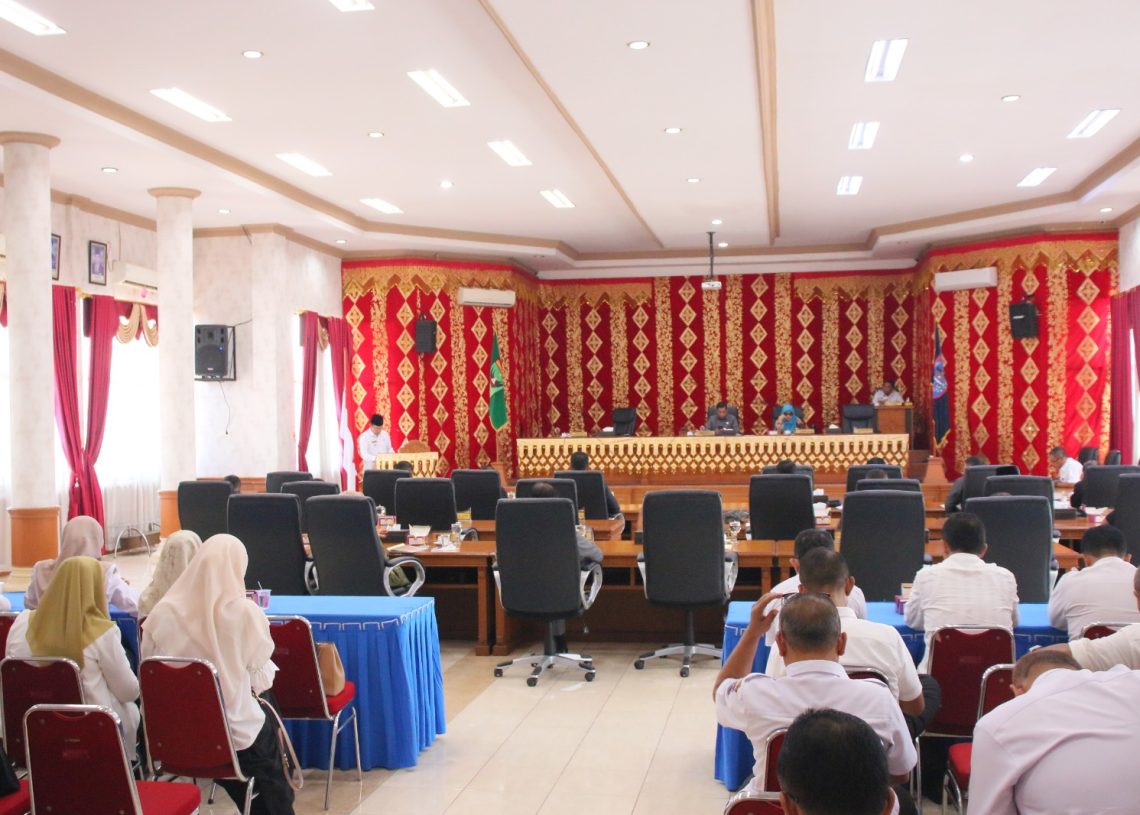 Wali Kota Payakumbuh Sampaikan Jawaban Atas Pandangan Umum Fraksi DPRD Terhadap Nota Keuangan Rancangan Perubahan APBD Tahun 2025