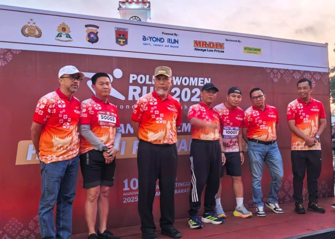 Gubernur Mahyeldi Apresiasi Police Women Run 2025, Gerakkan Semangat Olahraga dan Ekonomi Masyarakat