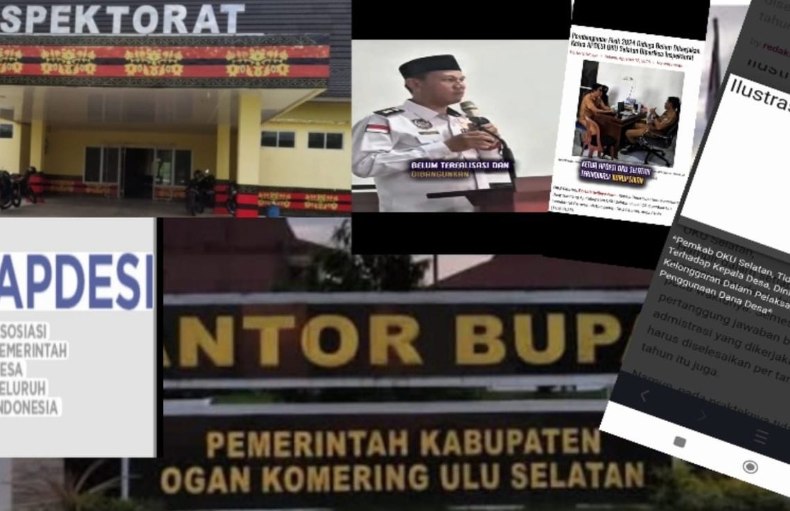 Kinerja Tim Monev Dipertanyakan, Kinerja Bobrok Ketua APDESI OKU Selatan Contoh Buruk Longgarnya Pengawasan