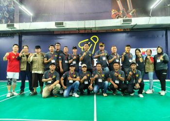 Turnamen Badminton RW 019 Cengkareng Timur Semarakkan HUT ke-80 RI