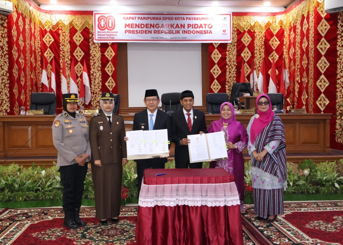 Pemko Bersama DPRD Kota Payakumbuh Sepakati Perubahan Anggaran dan Belanja Daerah 2025