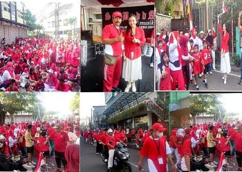 Jalan Sehat Menyambut HUT RI ke-80 di RW 10 Kebon Jeruk, Jakarta Barat