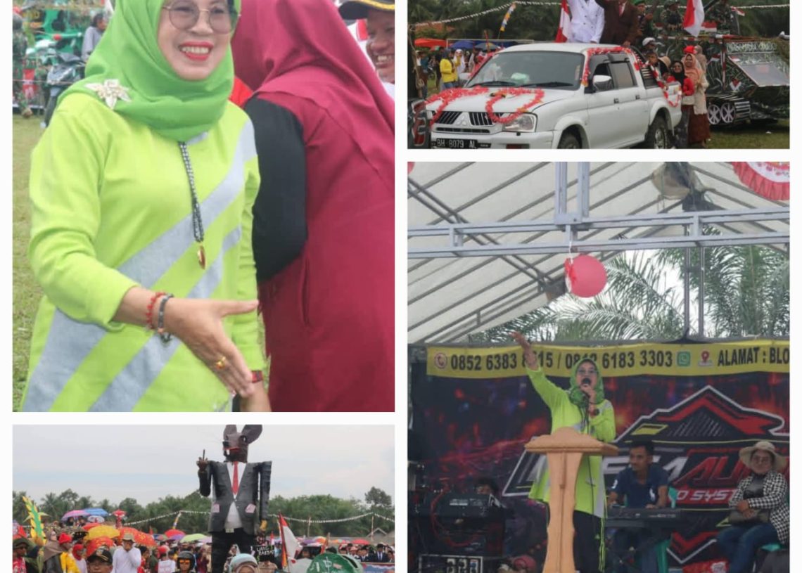 Pawai Budaya di Padang Bintungan Meriah, Wabup Leli Arni Ajak Warga Jaga Persatuan