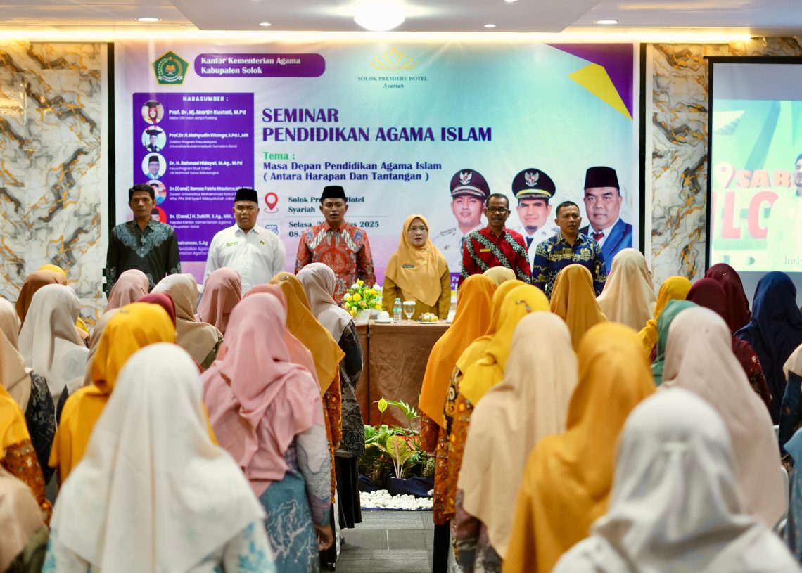 Berikan Dukungan Penguatan PAI, Bupati Jon F Pandu Buka Seminar Pendidikan Agama Islam