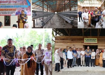 Yota Balad Resmikan UD Jaenab Fresh Farm Eggs di Desa Rambai