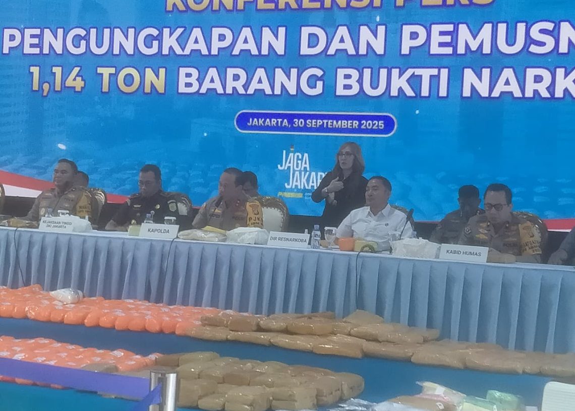 Polda Metro Sebut Pemusnahan 1,14 Ton Narkoba Selamatkan 4,5 Juta Jiwa