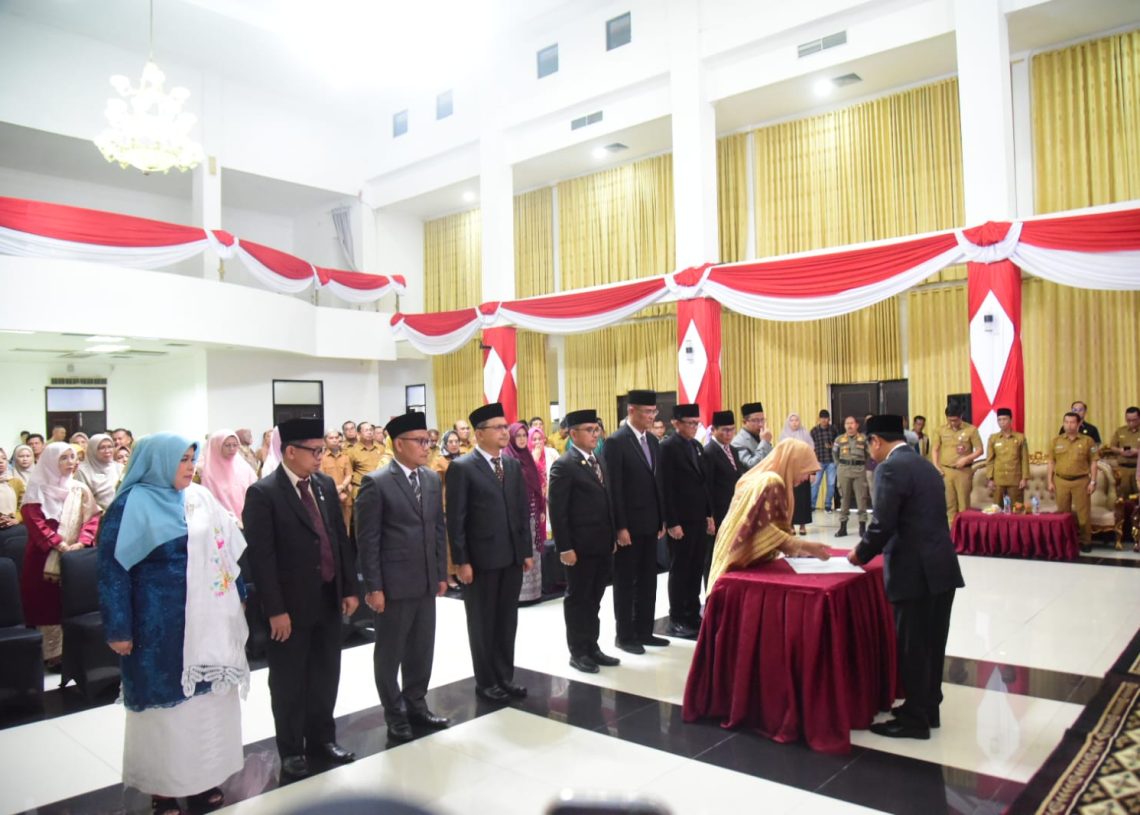 Bupati JKA Lantik Pimpinan Tinggi Pratama dan Fungsional : Kalau Salah Kita Evaluasi Lagi