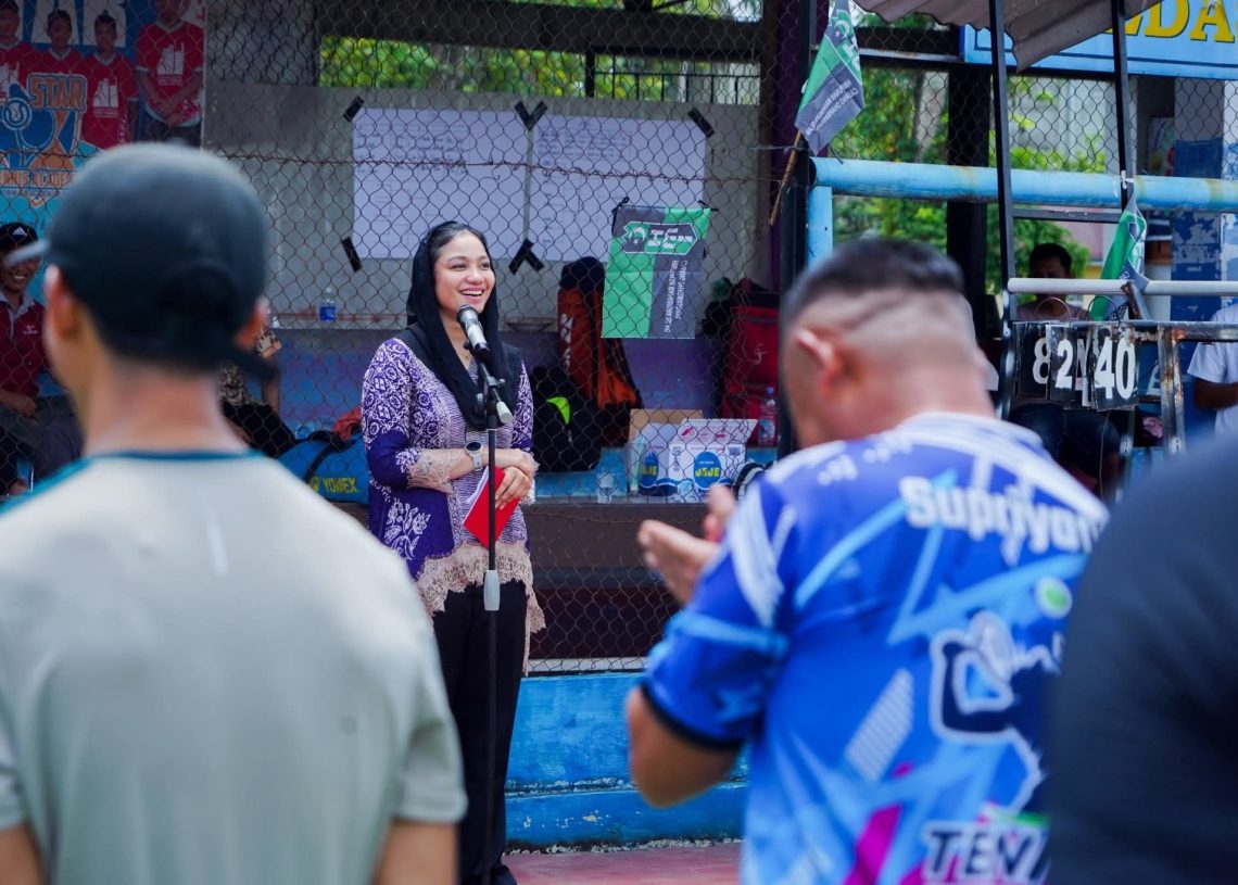 HMI Dharmasraya Gelar Kejurda Tenis, Bupati Beri Dukungan dan Tambah Hadiah
