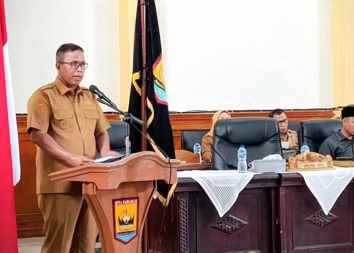Wawako Mulyadi Sampaikan Nota Penjelasan Walikota Pariaman tentang Rancangan KUA dan PPAS APBD Tahun 2026