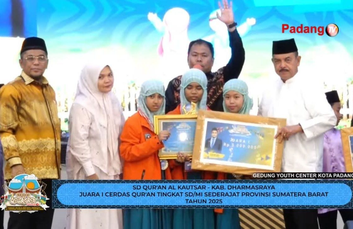 Tim Cerdas Qur’an Kabupaten Dharmasraya Raih Prestasi Membanggakan Tingkat Sumbar