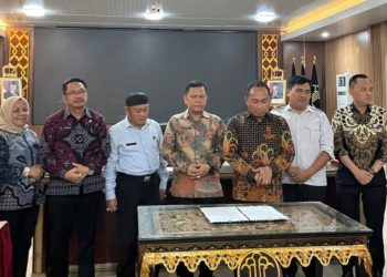 Pemkab OKU Selatan Bersama Kemenkum Adakan Rapat Harmonisasi Rancangan Peraturan Bupati