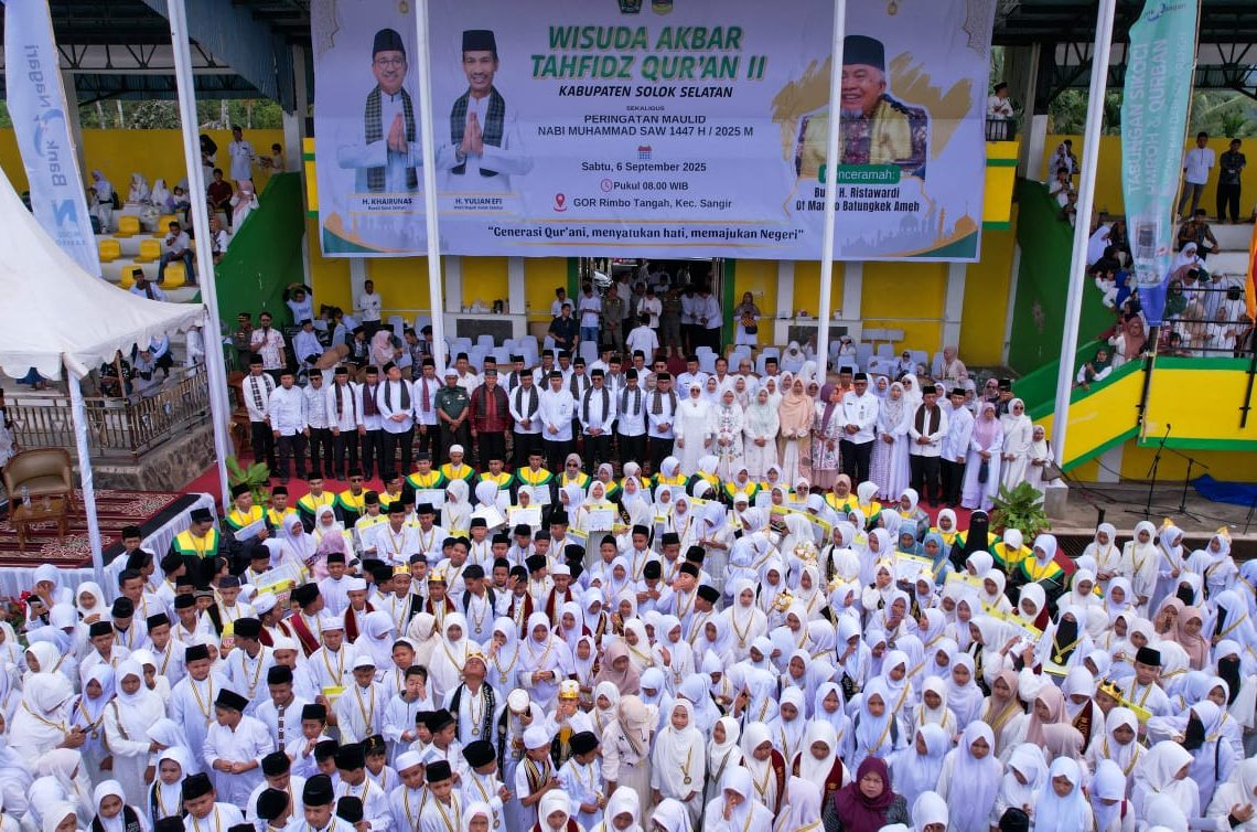 Jumlah Penghafal Quran Meningkat Drastis, Bupati Khairunas Ingin Solok Selatan jadi Generasi Qurani