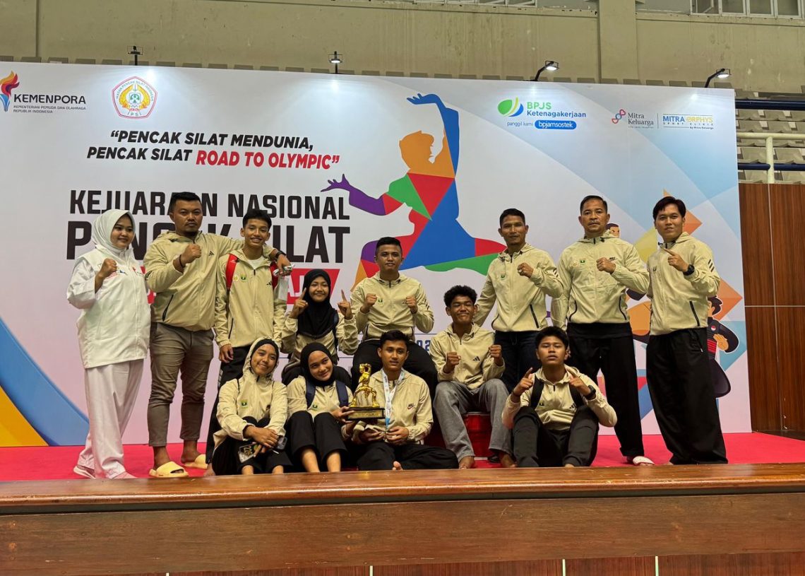 Kontingen Pesilat Muda Sumbar Torehkan Sejarah Baru di Ajang Kejurnas