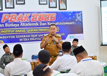 Wawako Elzadaswarman Buka Kegiatan PBAK Institut Darul Qur’an Payakumbuh Tahun Akademik 2025-2026