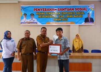 Dukung Kemajuan Pendidikan, Bank Nagari Salurkan Dana CSR ke Dinas Pendidikan Kota Payakumbuh