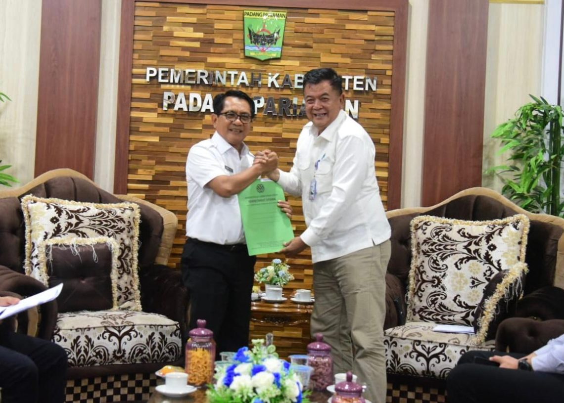 Bupati JKA Terima Audiensi Kepala Pusdal Wilayah Sumatera, Bahas Pembenahan TPA Ladang Laweh