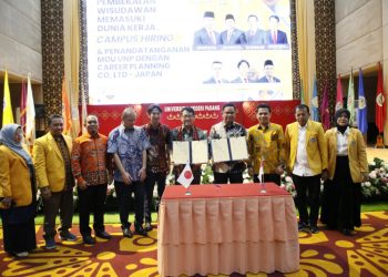 Perluas Peluang Karir Alumni, UNP Teken MoU dengan Career Planning Co., Ltd Jepang