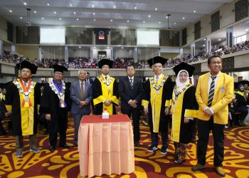 Resmi, UNP Luncurkan Logo Dies Natalis ke-71 pada Wisuda 140 Hari Ketiga