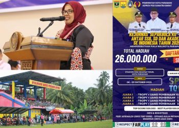 Perebutan Piala Walikota Pariaman, Kejurnas Sepakbola KU 12 akan Digelar