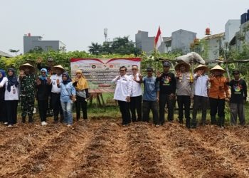 Polres Jakarta Barat Bersama TNI dan Pemkot Tanam Jagung di Semanan, Dukung Swasembada Pangan 2025