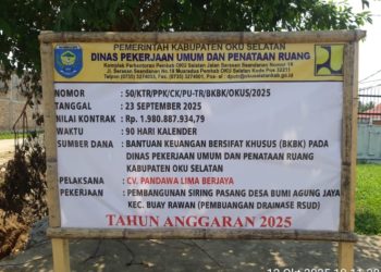 Proyek Siring di Desa Bumi Agung Jaya Hambat Akses Warga