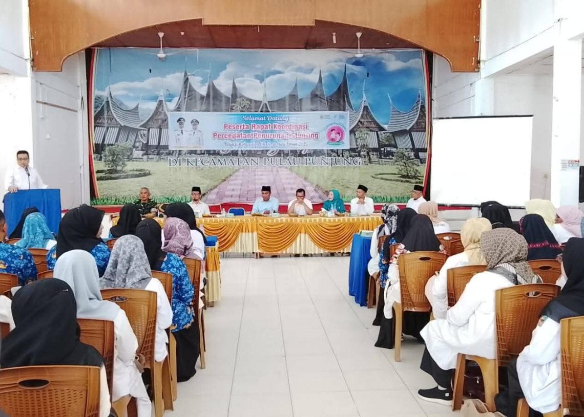 Pemkab Dharmasraya Gelar Rakor Percepatan Penurunan Stunting Tahap I
