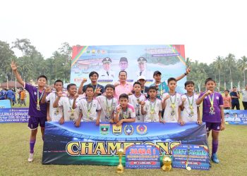 Kejurnas Sepak Bola KU-12 Pariaman Sukses, SSB Victory Puma Kota Payakumbuh Sabet Gelar Juara