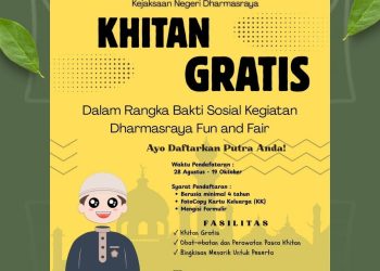 Kejari Dharmasraya Gelar Khitan Gratis