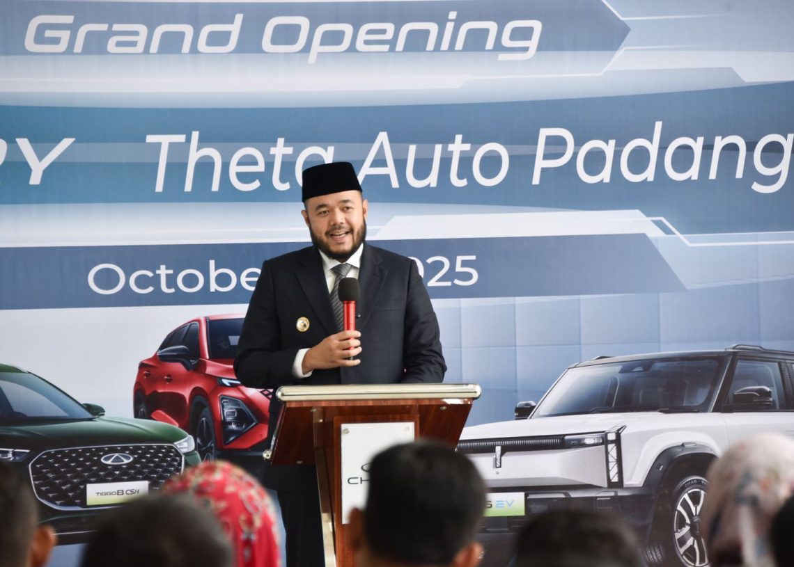 Grand Opening Showroom CHERY Padang, Fadly Amran Apresiasi Investasi Otomotif