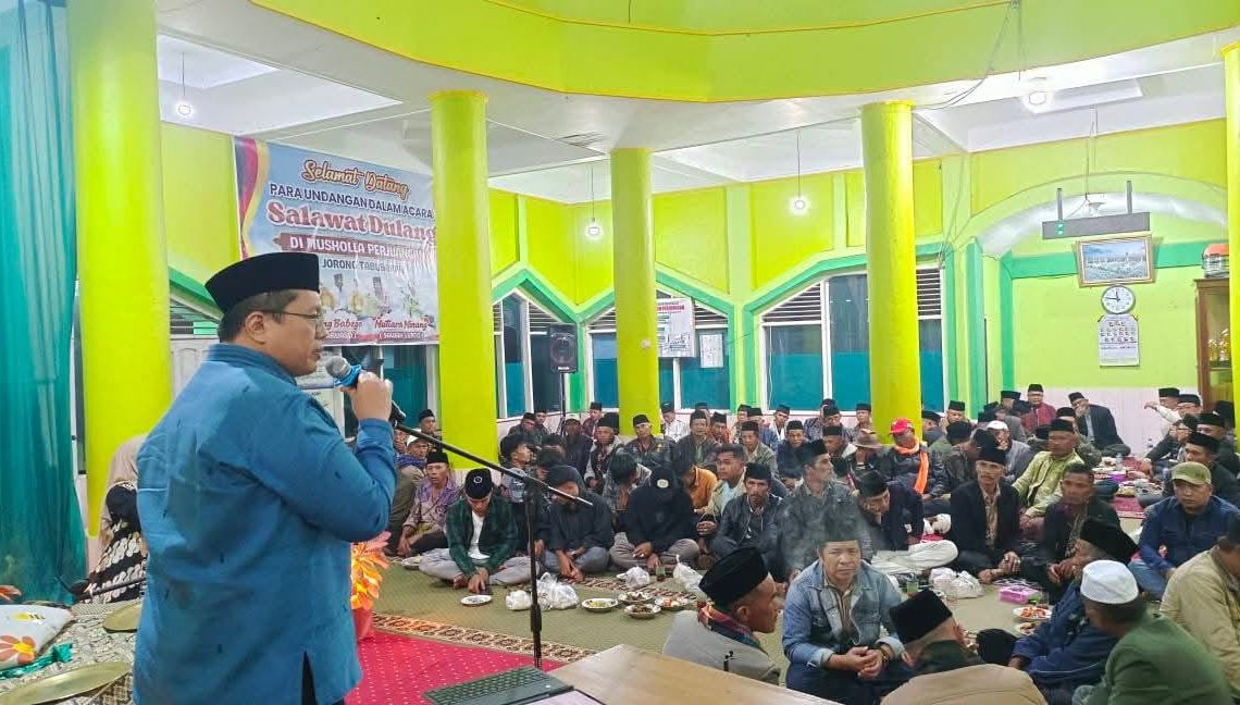 Meriahkan Hari Raya Idul Adha 1446 H, Masyarakat Jorong Tabubaraie Gelar Salawat Dulang Dihadiri Wabup Tanah Datar