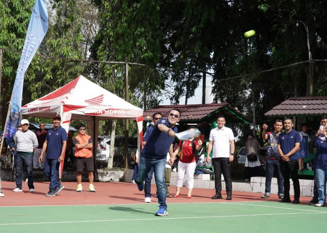 Ke-3 Kali, Bupati Eka Buka Kejuaraan Tenis Yunior TDP