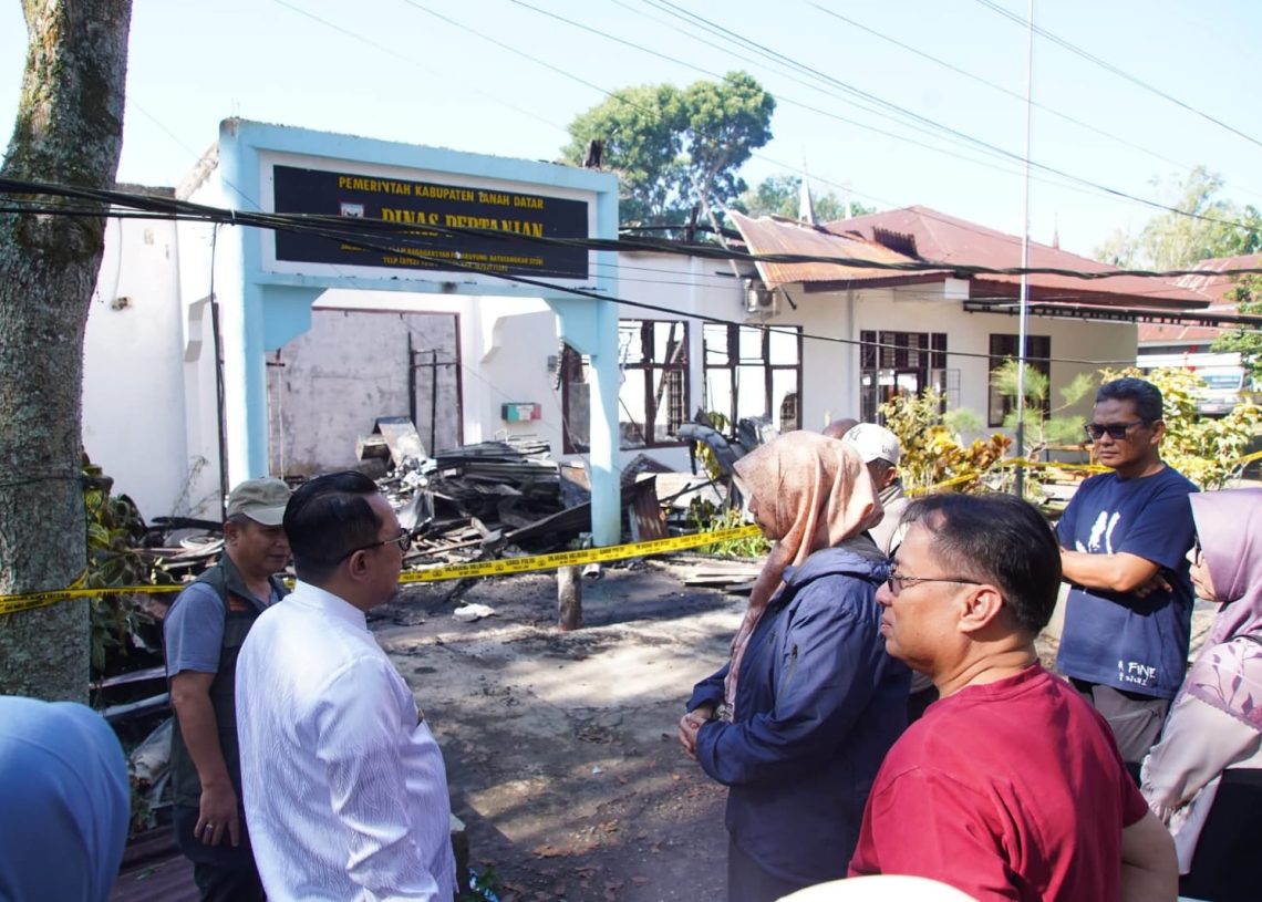 Kantor Dinas Pertanian Ludes Terbakar, Kerugian Diperkirakan Capai Miliyaran