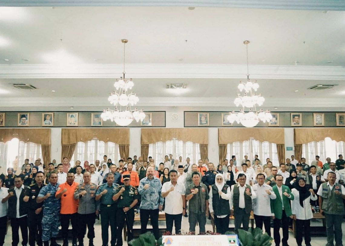 Wabup Ahmad Fadly Hadiri Rakor Penanggulangan Bencana