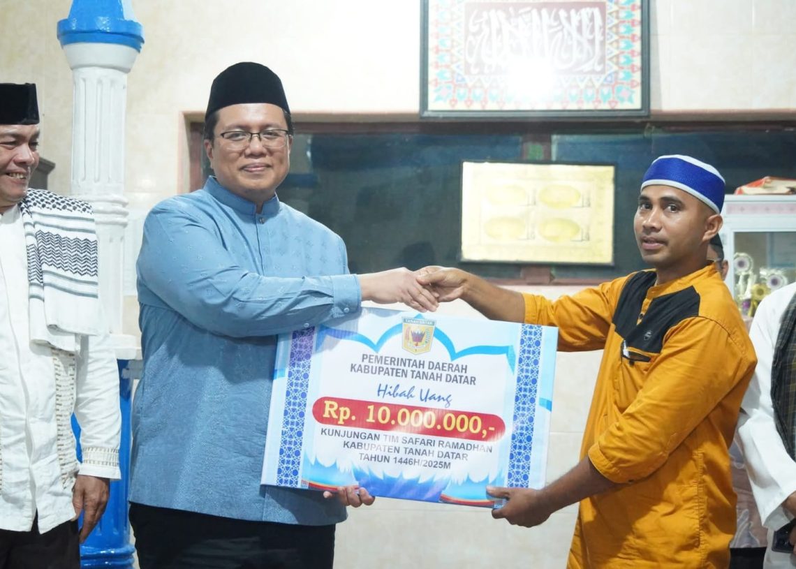 Wabup Tanah Datar Imbau Masyarakat Tetap Waspada saat Curah Hujan Tinggi