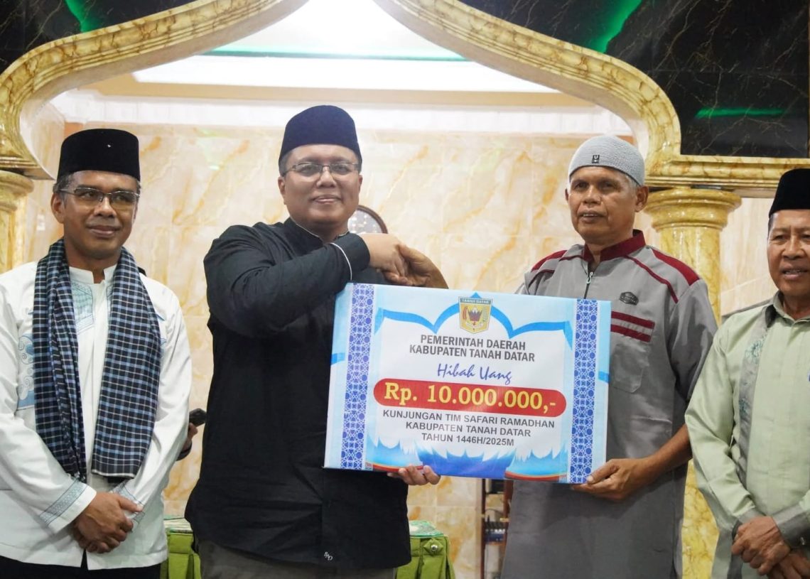 Wabup Ahmad Fadly Apresiasi Pengurus Masjid saat Kunjungi Masjid Taqwa Malalo